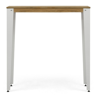 Mesa Alta Industrial Lunds Blanca ECO en Madera de Pino Efecto Vintage Box Furniture  