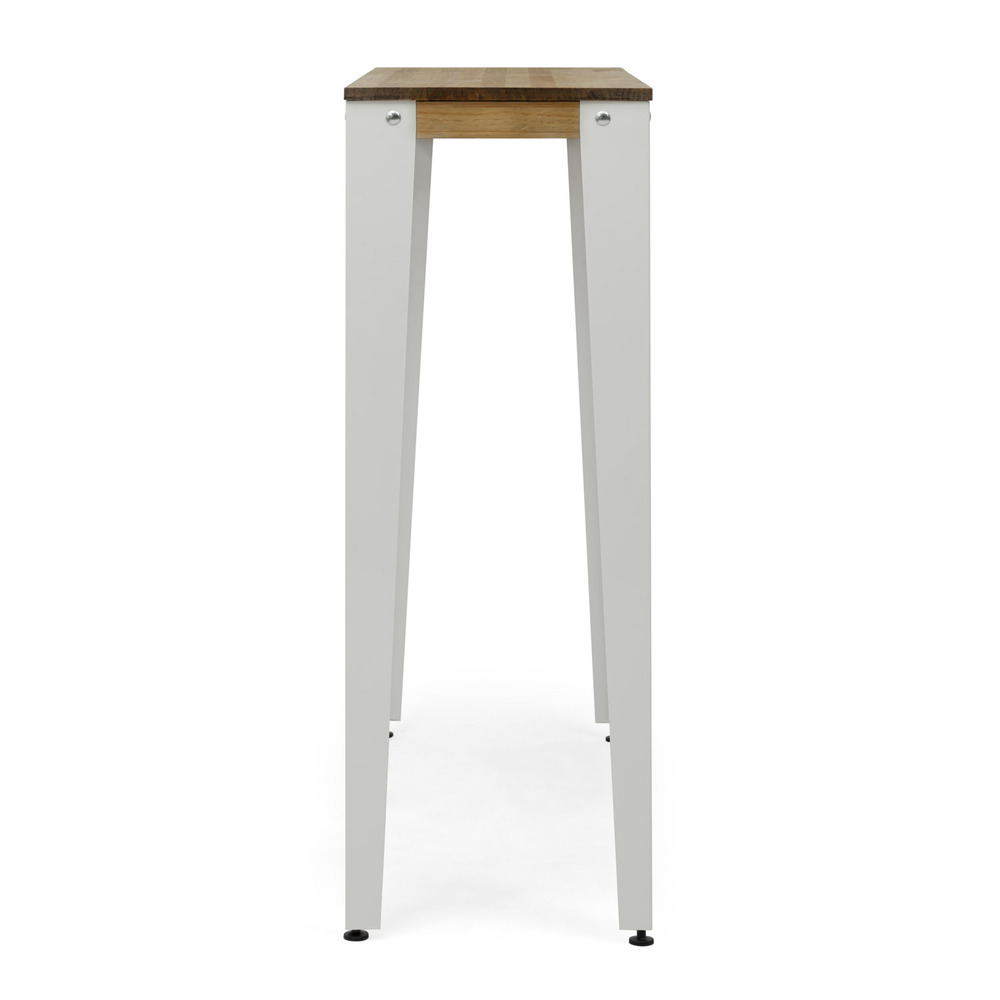 Mesa Alta Industrial Lunds Blanca ECO en Madera de Pino Efecto Vintage Box Furniture  