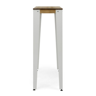 Mesa Alta Industrial Lunds Blanca ECO en Madera de Pino Efecto Vintage Box Furniture  