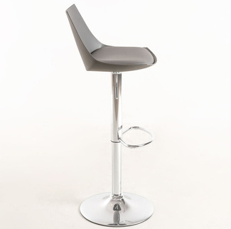 Taburete Nerty Asiento de Polipropileno y Polipiel 