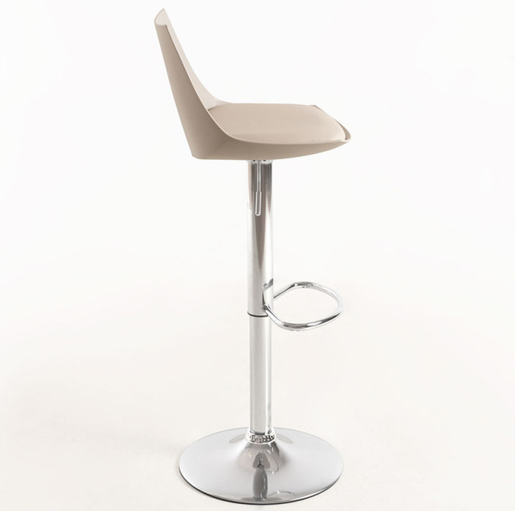 Taburete Nerty Asiento de Polipropileno y Polipiel 