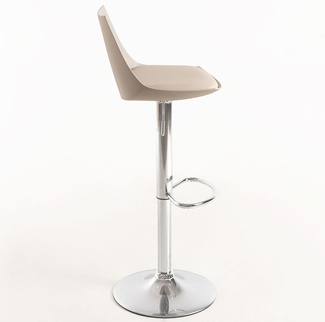 Taburete Nerty Asiento de Polipropileno y Polipiel 