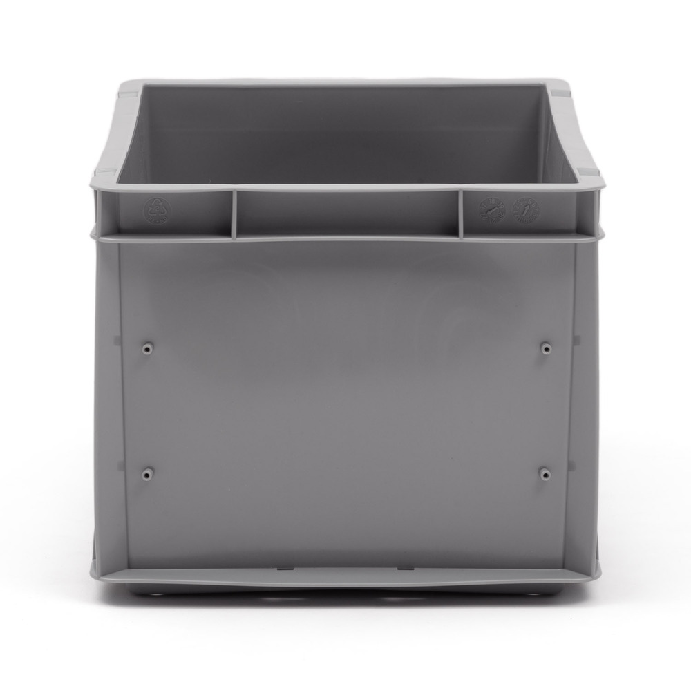 Caja de Plastico Norma Europa Gris Cerrada 30 x 40 x 25 cm  