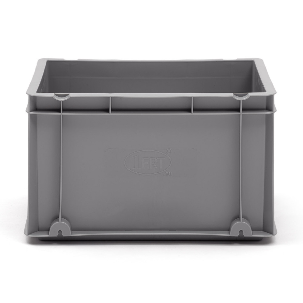 Caja de Plastico Norma Europa Gris Cerrada 30 x 40 x 25 cm  