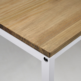 Mesa de Noche Sostenible iCub Three con Estante y Cajón Extraíble con Ruedas