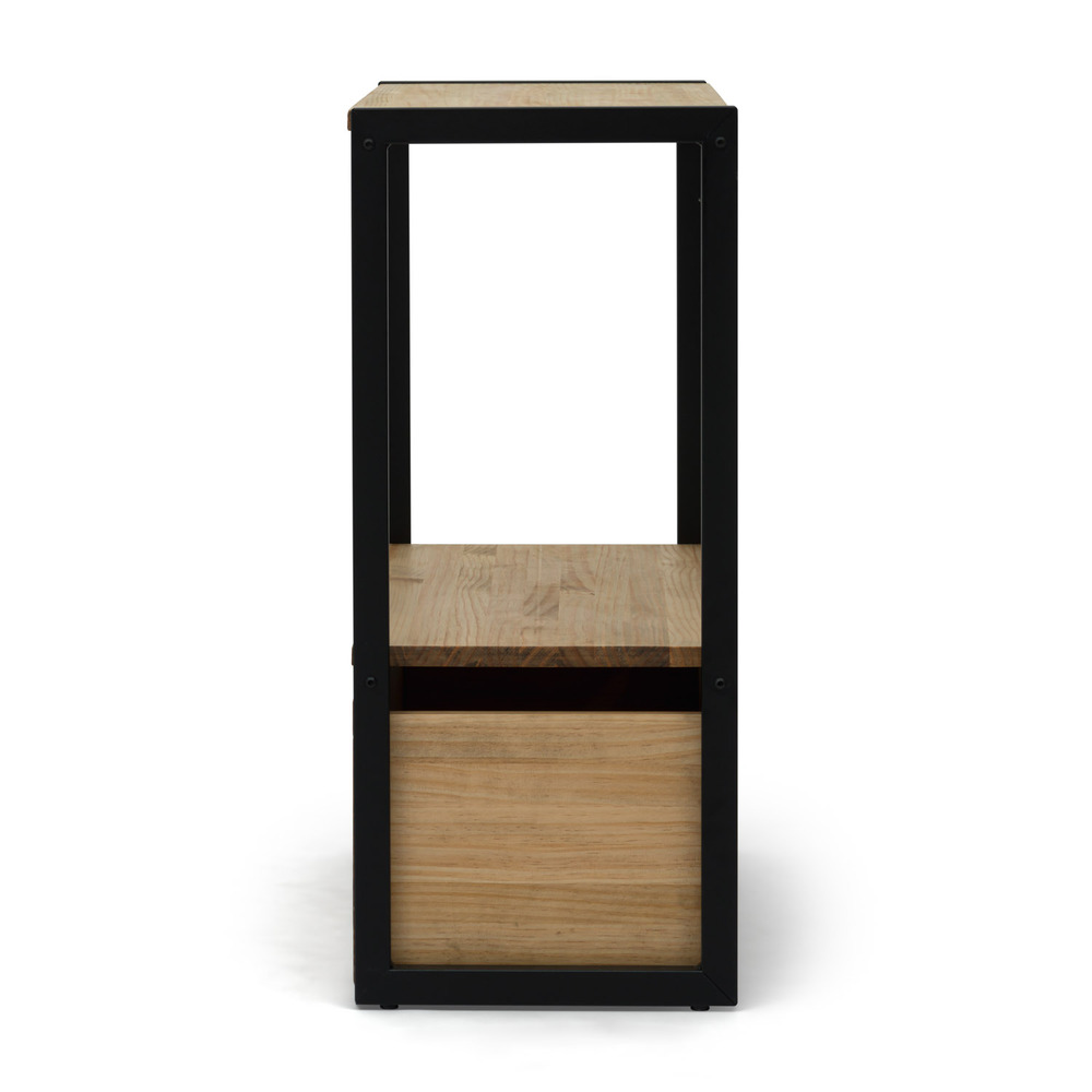 Mueble Auxiliar Derby ECO de Estilo Industrial de Madera con Estante Box Furniture