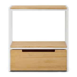 Mueble Auxiliar Derby ECO de Estilo Industrial de Madera con Estante Box Furniture