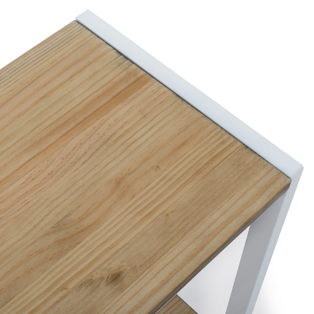 Mueble Auxiliar Derby ECO de Estilo Industrial de Madera con Estante Box Furniture