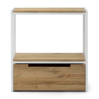 Mueble Auxiliar Derby ECO de Estilo Industrial de Madera con Estante Box Furniture