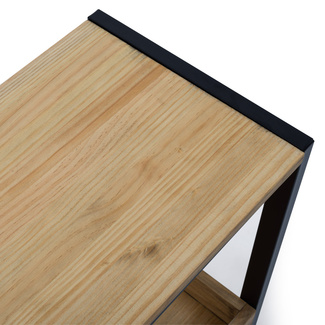 Mueble Auxiliar Derby ECO de Estilo Industrial de Madera con Bandeja Box Furniture 