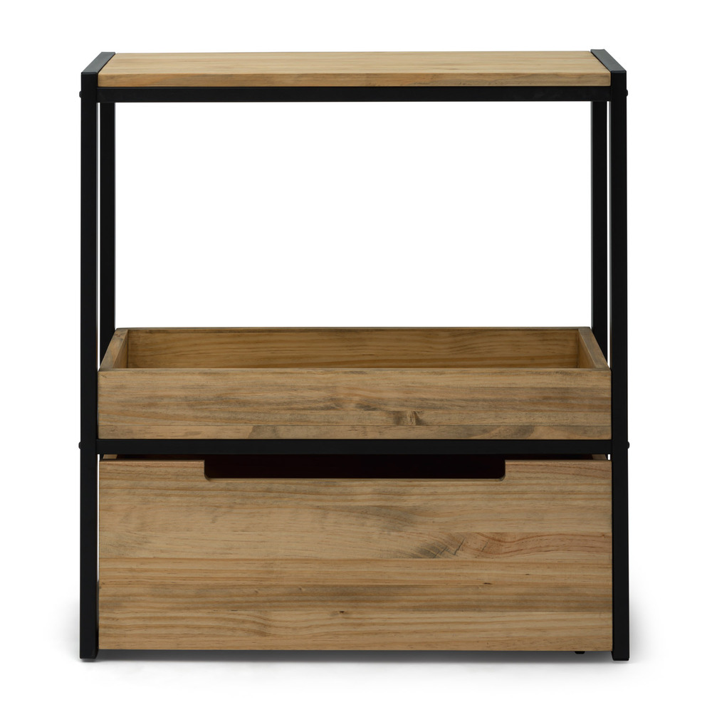 Mueble Auxiliar Derby ECO de Estilo Industrial de Madera con Bandeja Box Furniture 