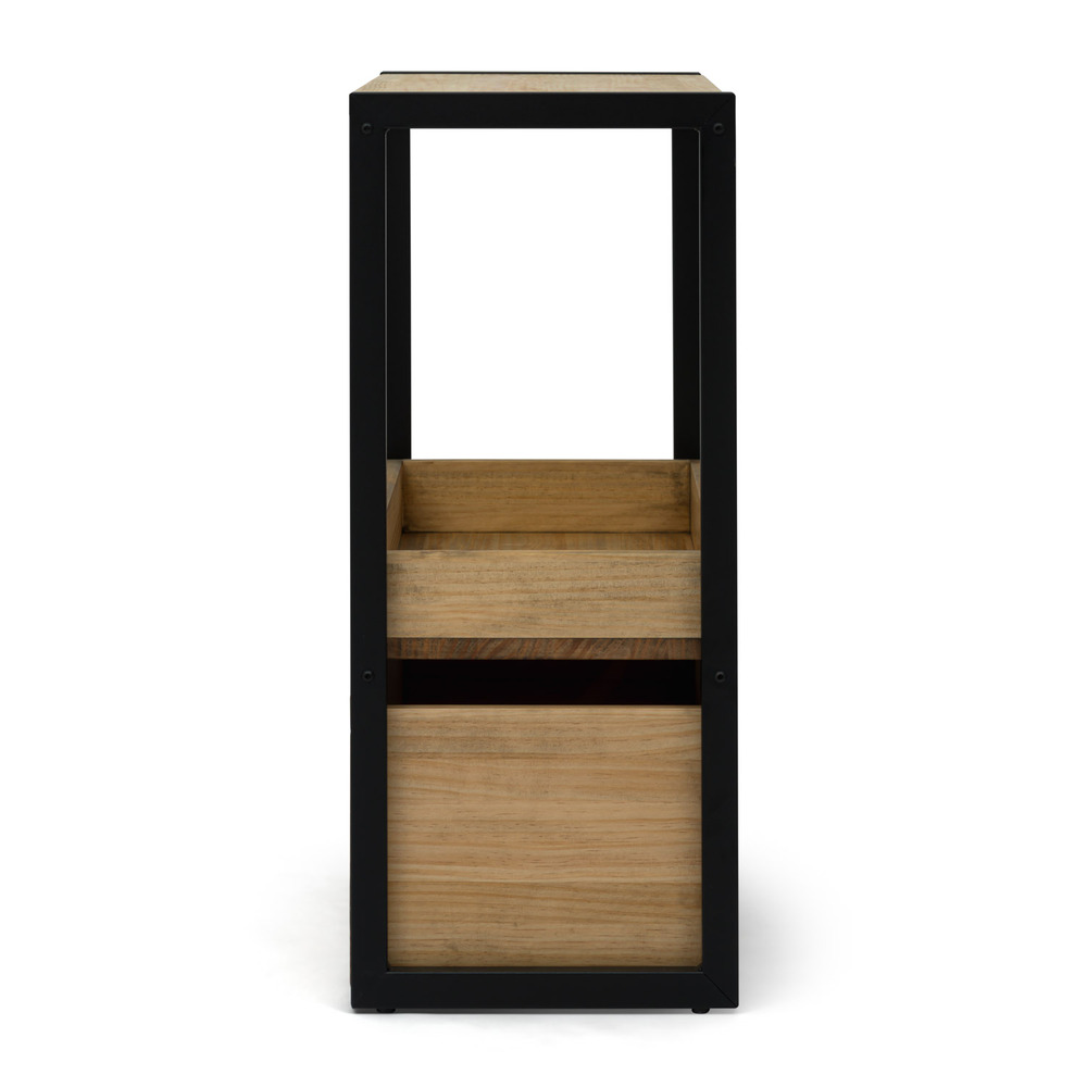 Mueble Auxiliar Derby ECO de Estilo Industrial de Madera con Bandeja Box Furniture 