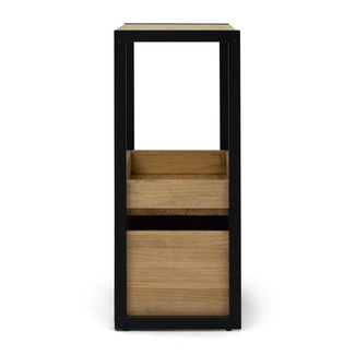 Mueble Auxiliar Derby ECO de Estilo Industrial de Madera con Bandeja Box Furniture 