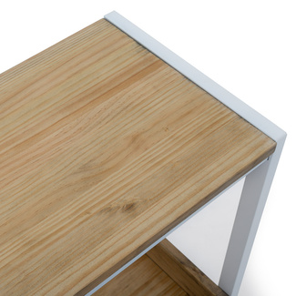 Mueble Auxiliar Derby ECO de Estilo Industrial de Madera con Bandeja Box Furniture 