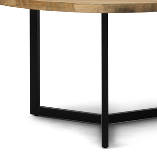 Mesa Auxiliar Bolton ECO de Estilo Industrial Tablero de Madera Box Furniture