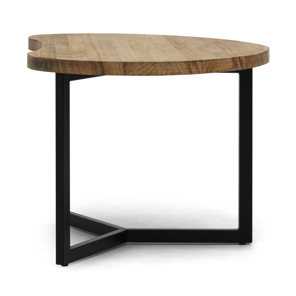 Mesa Auxiliar Bolton ECO de Estilo Industrial Tablero de Madera Box Furniture