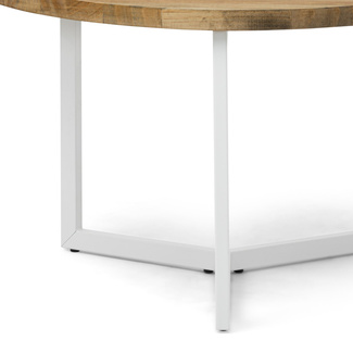 Mesa Auxiliar Bolton ECO de Estilo Industrial Tablero de Madera Box Furniture
