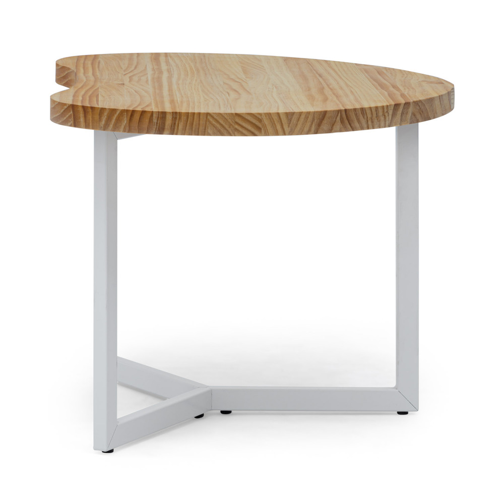 Mesa Auxiliar Bolton ECO de Estilo Industrial Tablero de Madera Box Furniture