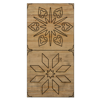 Cabecero Hidraúlico ECO 5 Piezas de Madera de Pino Efecto Vintage CU201-2-3-4-5