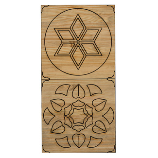 Cabecero Hidraúlico ECO 4 Piezas de Madera de Pino Efecto Vintage CU201-2-3-4