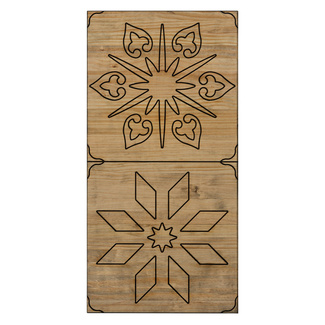 Cabecero Hidraúlico ECO 3 Piezas de Madera de Pino Efecto Vintage CU201-2-3