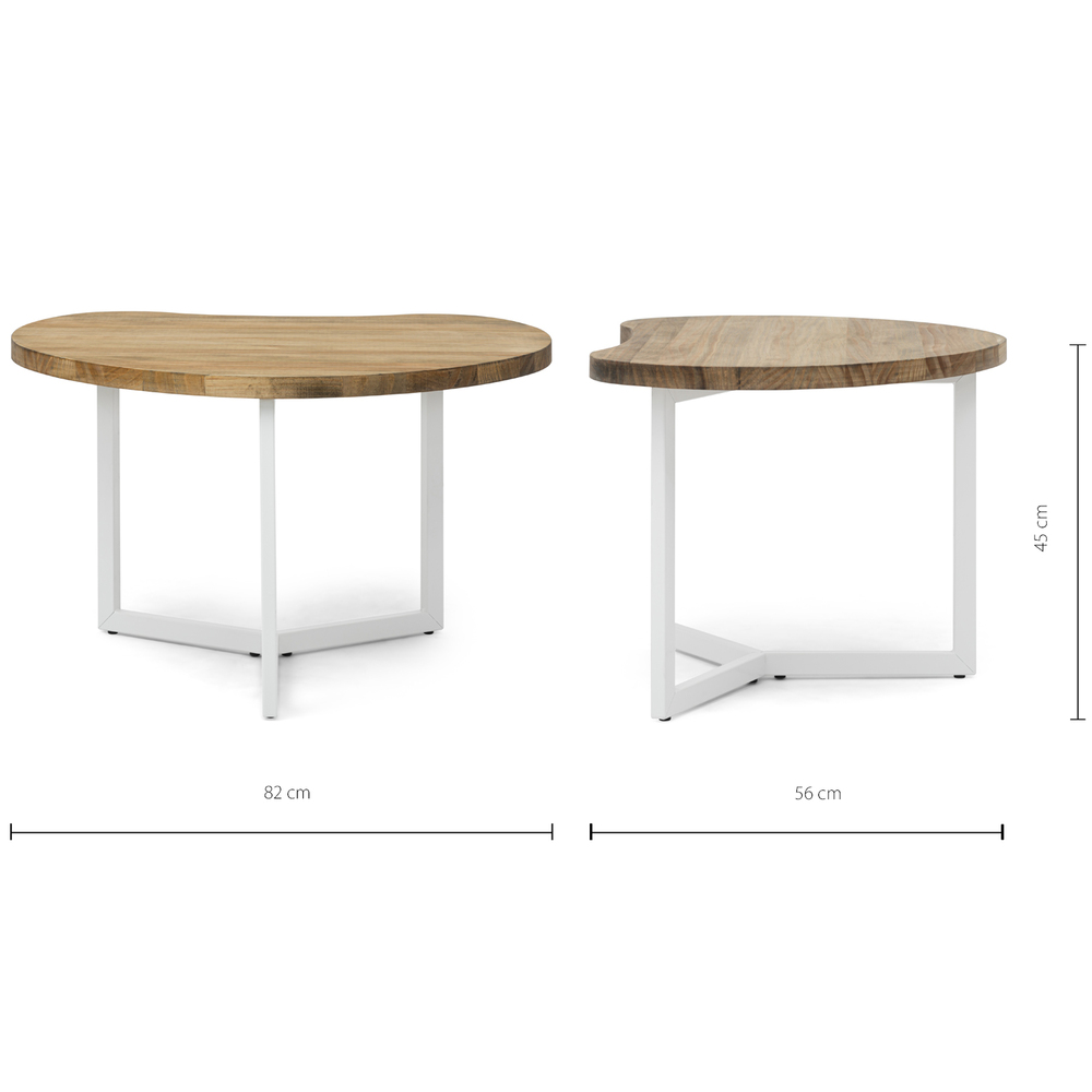 Mesa Auxiliar Bolton ECO de Estilo Industrial Tablero de Madera Box Furniture