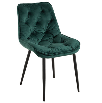 Silla Sikar Tejido de Terciopelo 40 x 50 x 85 cm