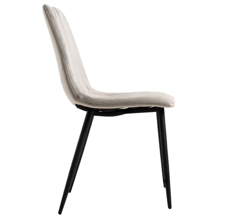 Silla Hurl Tejido de Terciopelo 37 x 44 x 86 cm