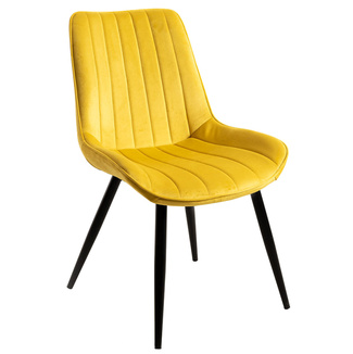 Silla Nele Tejido de Terciopelo 45 x 50 x 93 cm 