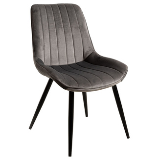 Silla Nele Tejido de Terciopelo 45 x 50 x 93 cm 