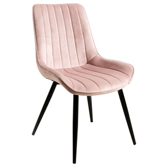 Silla Nele Tejido de Terciopelo 45 x 50 x 93 cm 