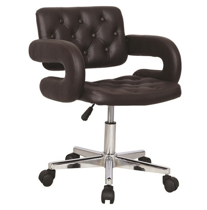 Sillón Oficina Paradise Giratorio Tapizado en Simil Piel 