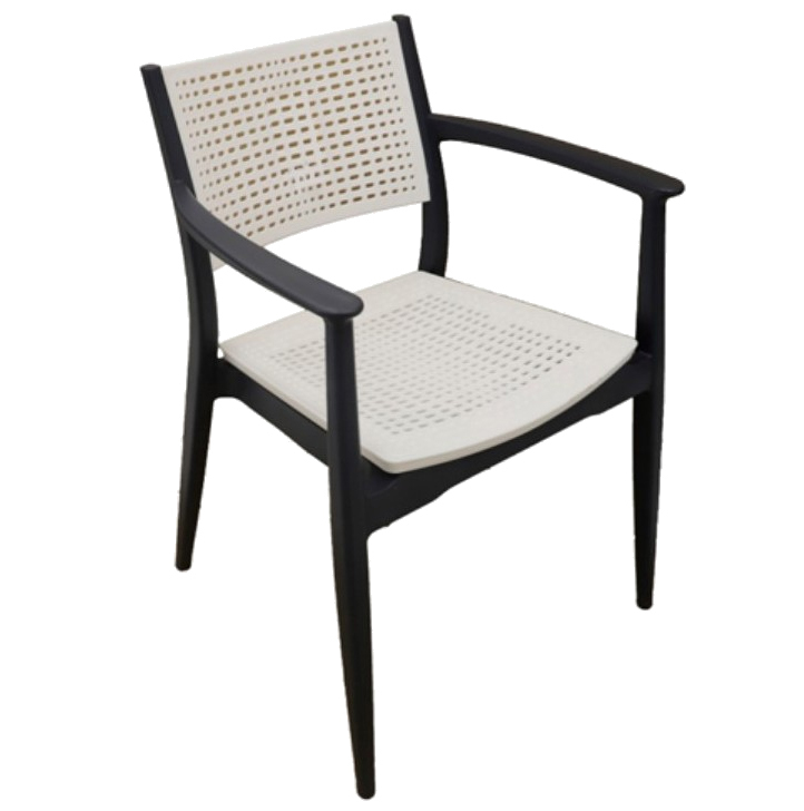 Set de 4 Sillones Apilables Milton de Polipropileno
