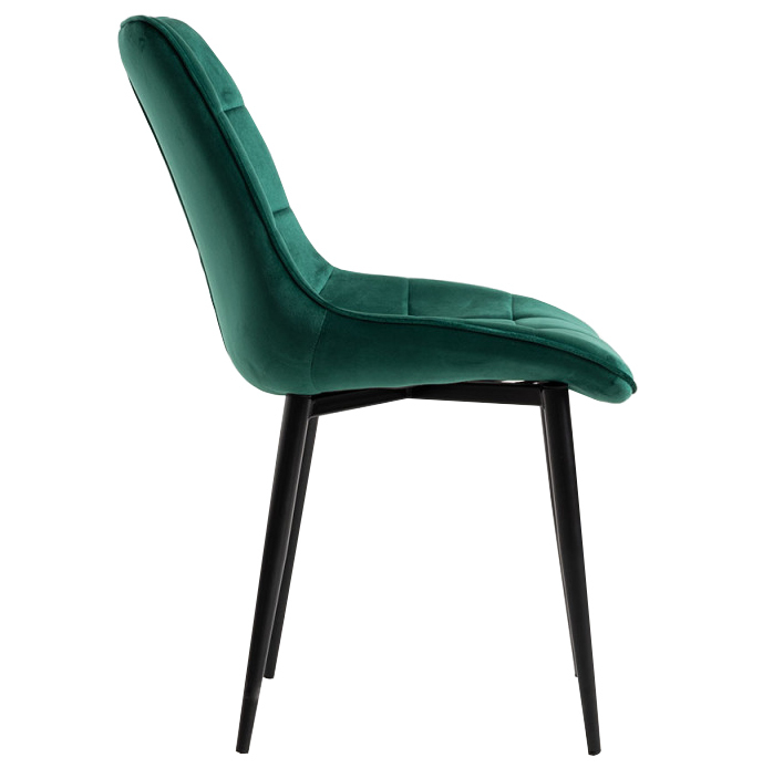 Silla Decar Tapizado de Terciopelo 45 x 50 x 93 cm