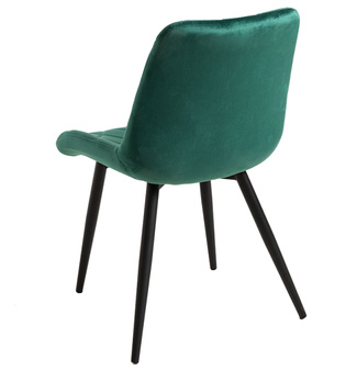 Silla Miner Tapizado de Terciopelo 40 x 48 x 87 cm