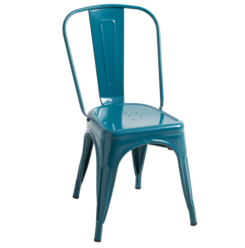 Silla Meyer Réplica en Acero Reforzado Lacado 48 x 45 x 86 cm 