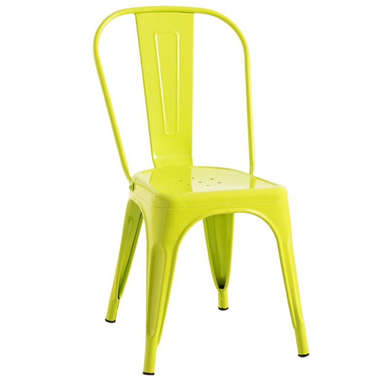 Silla Meyer Réplica en Acero Reforzado Lacado 48 x 45 x 86 cm 
