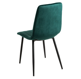Silla Hurl Tejido de Terciopelo 37 x 44 x 86 cm