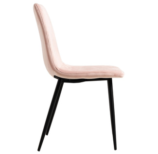 Silla Hurl Tejido de Terciopelo 37 x 44 x 86 cm