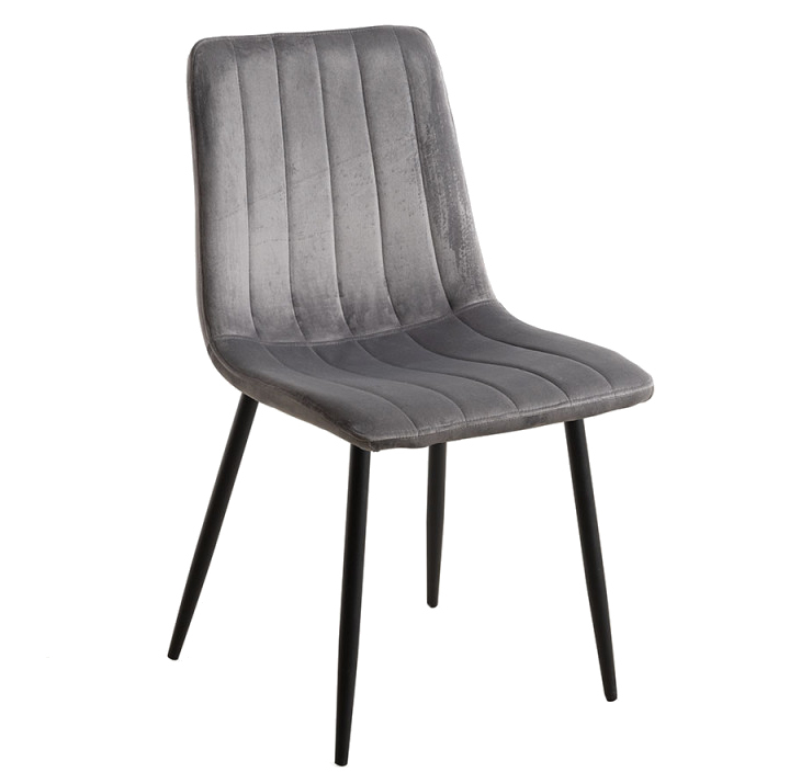 Silla Hurl Tejido de Terciopelo 37 x 44 x 86 cm