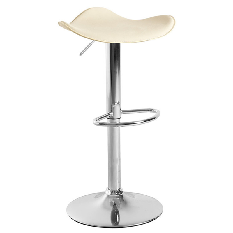 Taburete Cromen Asiento en Polipiel Ref.MT2-0011
