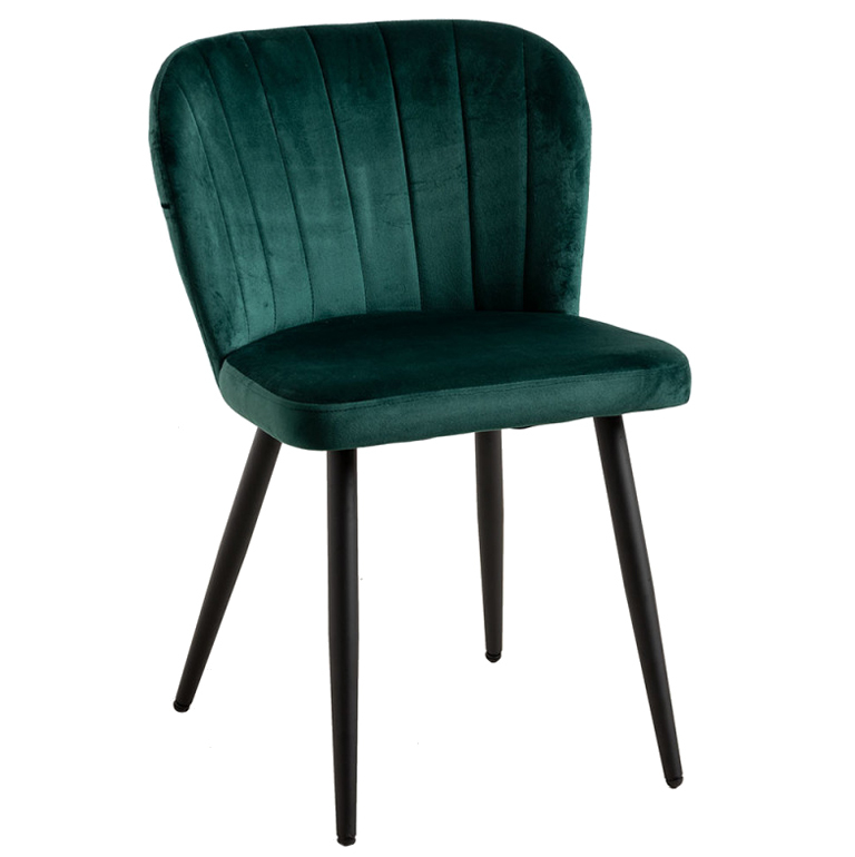Silla Kurt de Terciopelo 41 x 46 x 77,5 cm