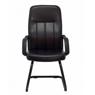 Sillón Aragón Patín Similpiel Negro 57 x 59 x 108 cm