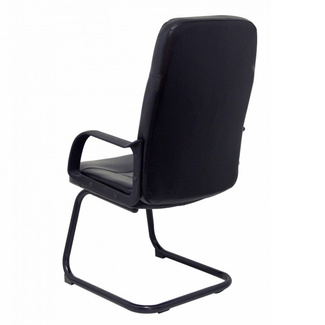 Sillón Aragón Patín Similpiel Negro 57 x 59 x 108 cm