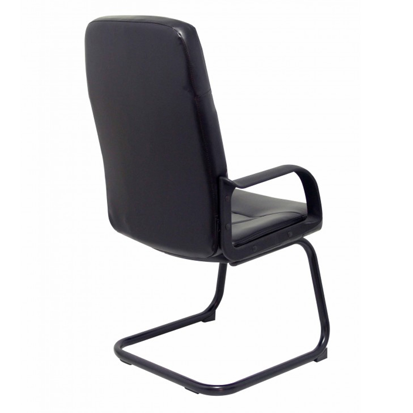 Sillón Aragón Patín Similpiel Negro 57 x 59 x 108 cm
