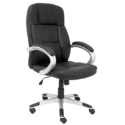 Sillón de Dirección Tobarra Similpiel Negro 62 x 62 x 108 cm   