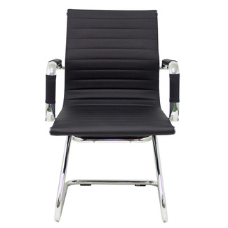 Sillón Madroño Patín Similpiel Negro 60 x 56 x 88 cm