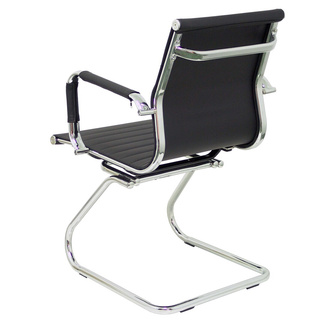 Sillón Madroño Patín Similpiel Negro 60 x 56 x 88 cm