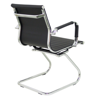 Sillón Madroño Patín Similpiel Negro 60 x 56 x 88 cm