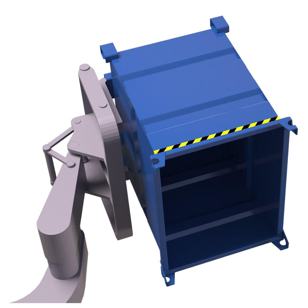 Cuchara giratoria para carretilla elevadora modelo VTR